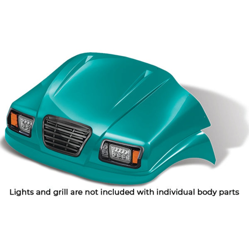DoubleTake Phantom Front Cowl, Club Car Precedent 04+, Teal