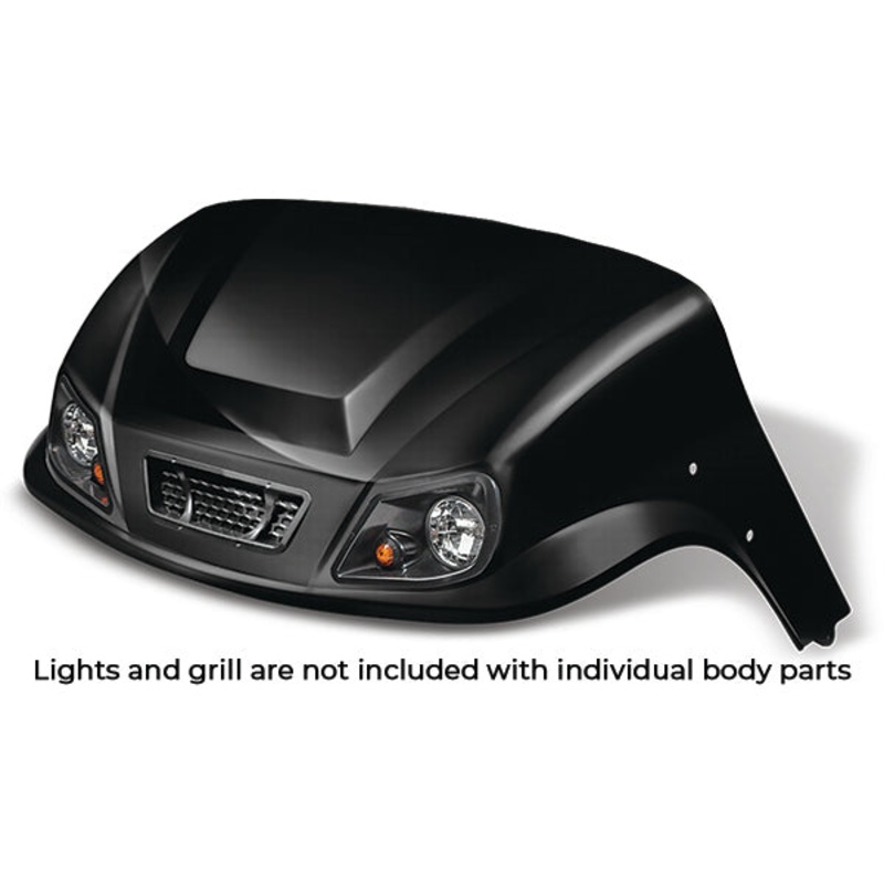 DoubleTake Titan Front Cowl, EZGo TXT 96+, Black