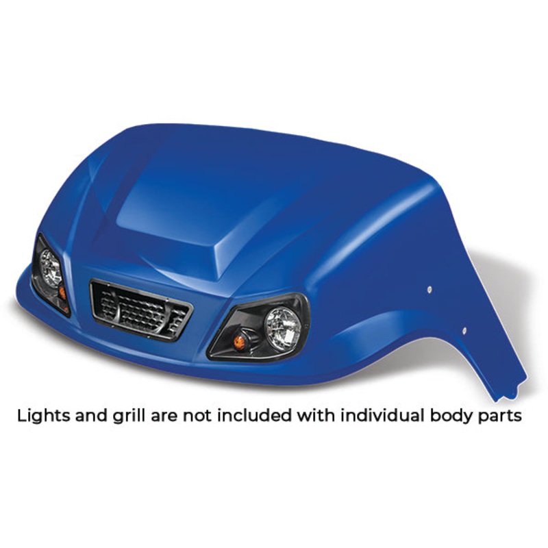 DoubleTake Titan Front Cowl, EZGO TXT 96+, Blue