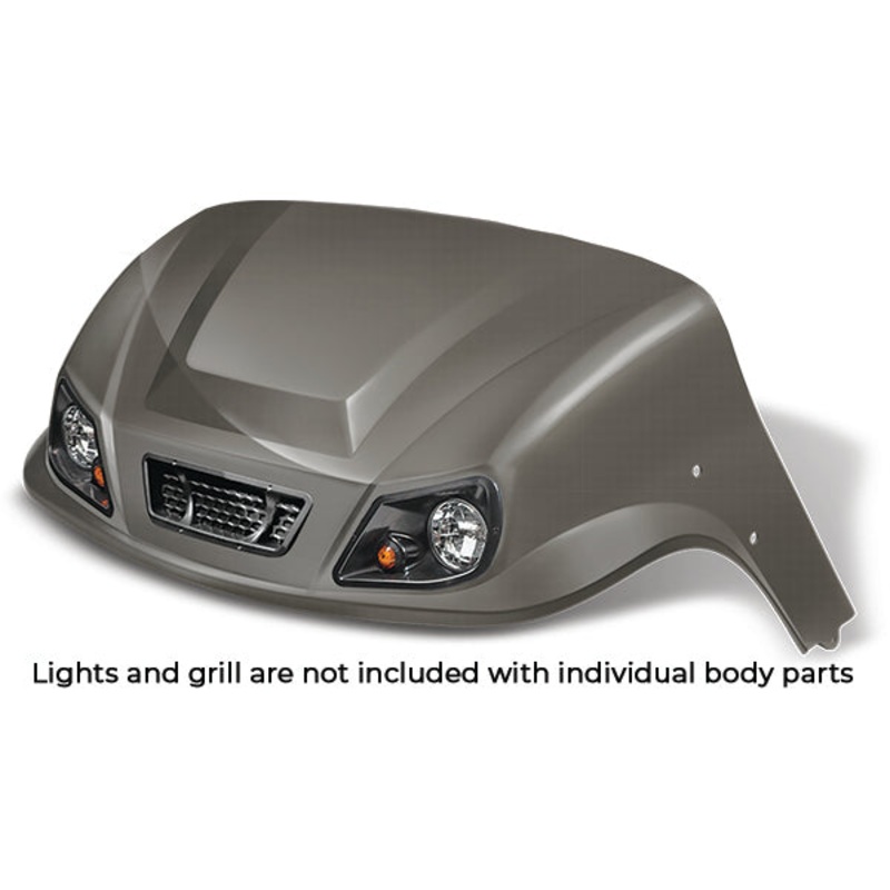 DoubleTake Titan Front Cowl, EZGO TXT 96+, Graphite