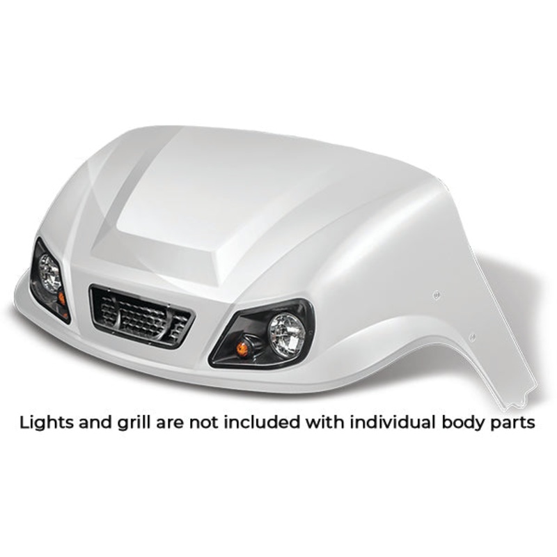 DoubleTake Titan Front Cowl, EZGO TXT 96+, Pearl