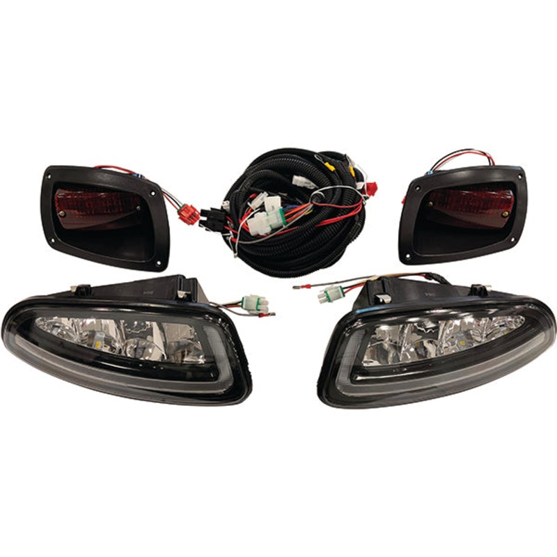 RHOX LED Factory Light Kit w/ Plug and Play Harness, EZGO RXV 16-21, 12-48V
