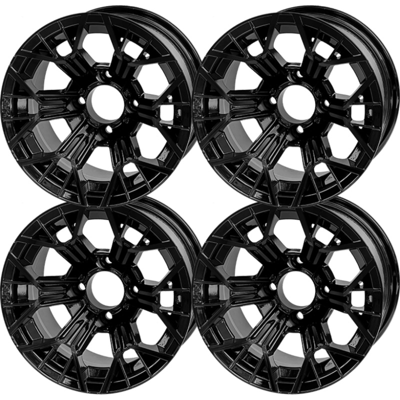 12 ” Mantis Glossy Black Wheel – Aluminum Alloy (SET OF 4)
