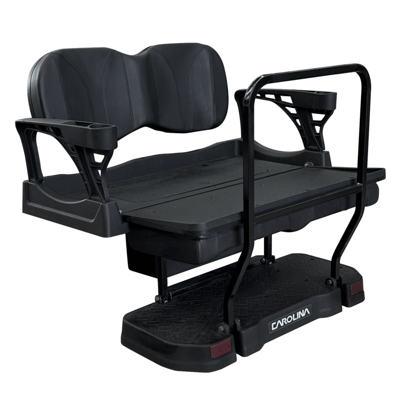 CAROLINA Rear Flip Seat Black  Club Car Precedent (2004-up)