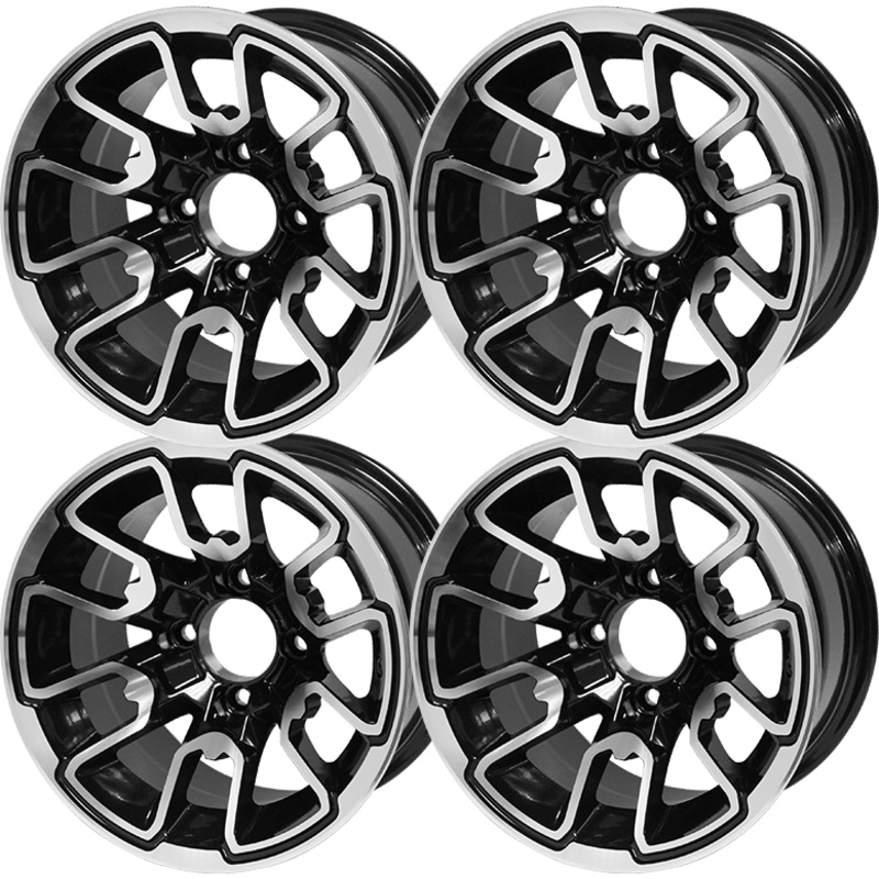 SGC 12 Lizard Machined/Black Wheel  Aluminum Alloy (SET OF 4)