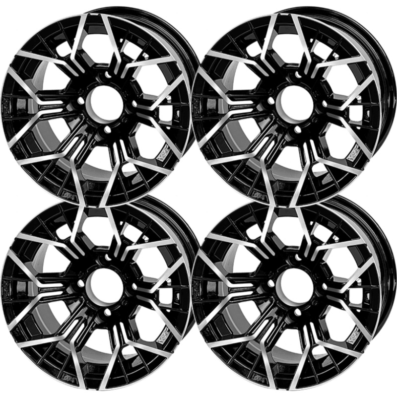 SGC 12 ” Mantis Machined/Black Wheel – Aluminum Alloy (SET OF 4)