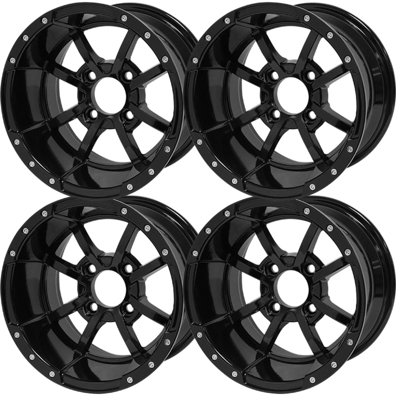 SGC 12 Storm Trooper Glossy Black Wheel  Aluminum Alloy (SET OF 4)