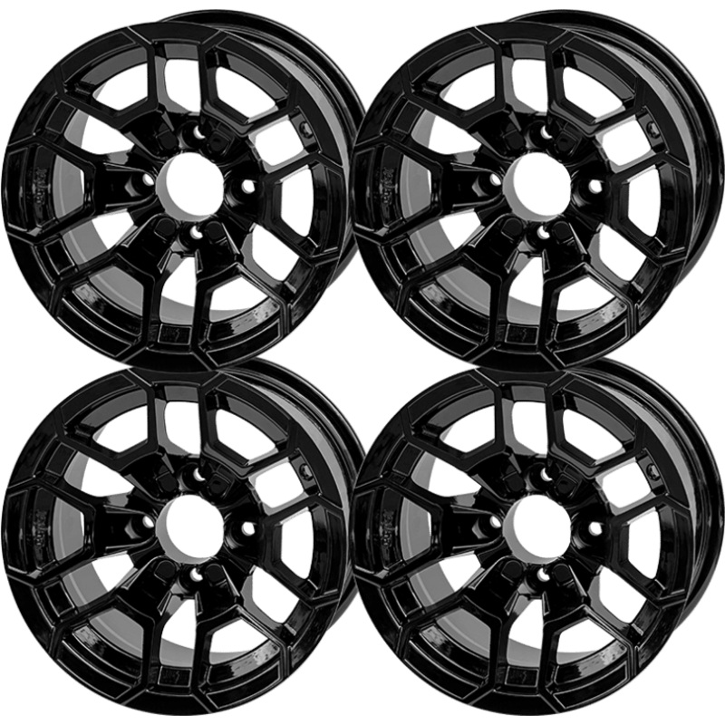 SGC 12 ” Talon Glossy Black Wheel – Aluminum Alloy (SET OF 4)