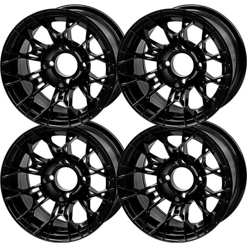 SGC 12 ” Tarantula Glossy Black Wheel – Aluminum Alloy (SET OF 4)