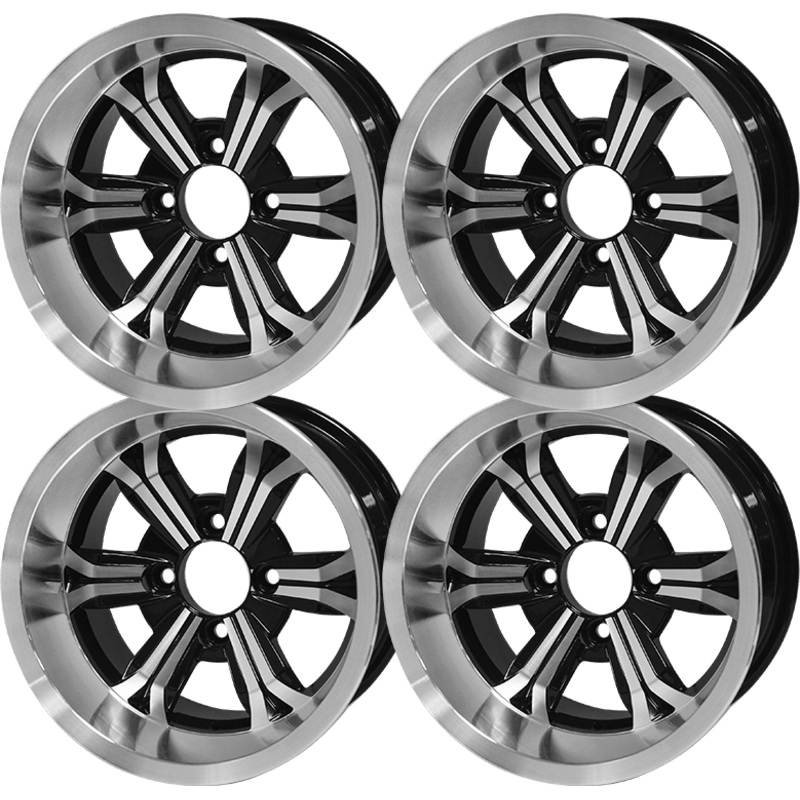 SGC 12 Transformer Machined/Black Wheel  Aluminum Alloy (SET OF 4)