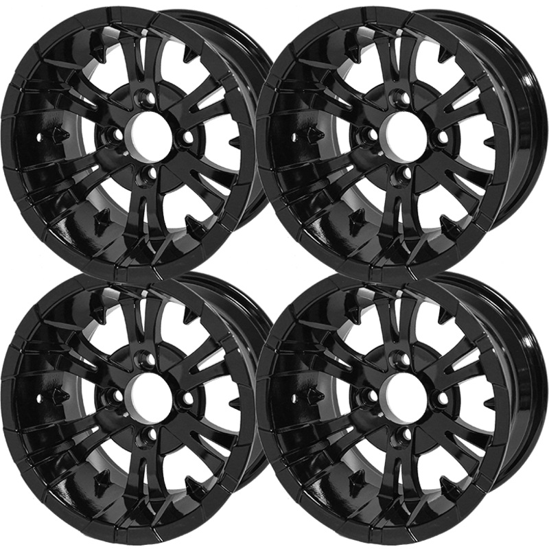 SGC 12 Vampire Glossy Black Wheel  Aluminum Alloy (SET OF 4)