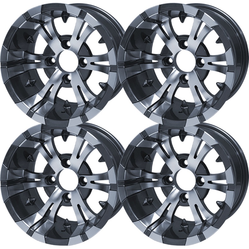 SGC 12 Vampire Machined/Gunmetal Wheel  Aluminum Alloy (SET OF 4)