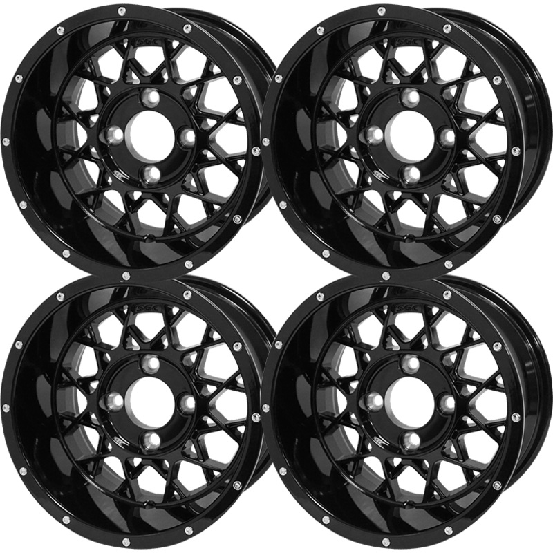 SGC 12 Venom Glossy Black Wheel  Aluminum Alloy (SET OF 4)