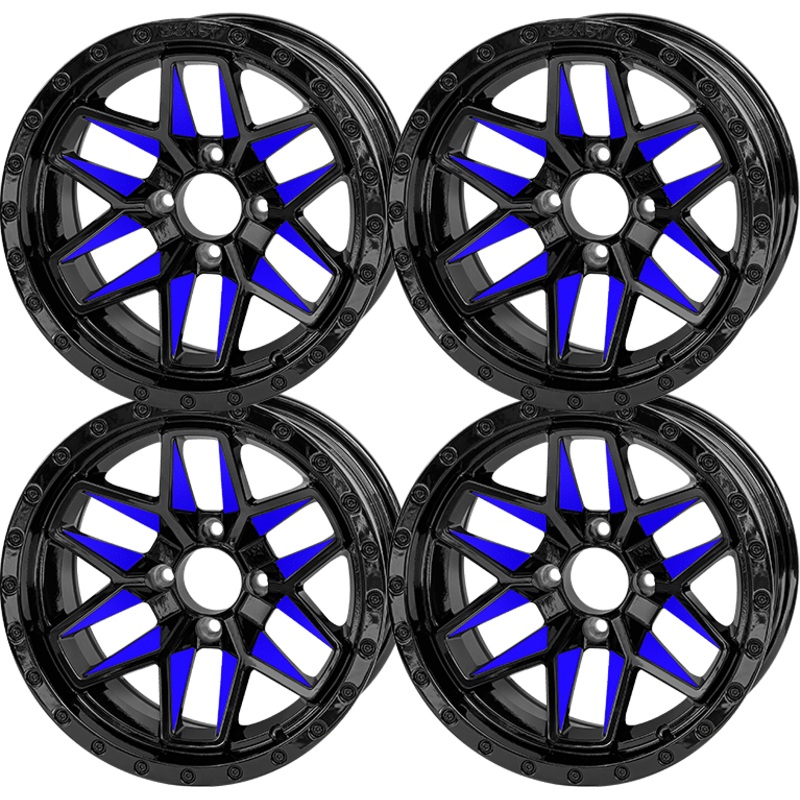 SGC 14 Glossy Blue Widow Wheel  Aluminum Alloy (SET OF 4)