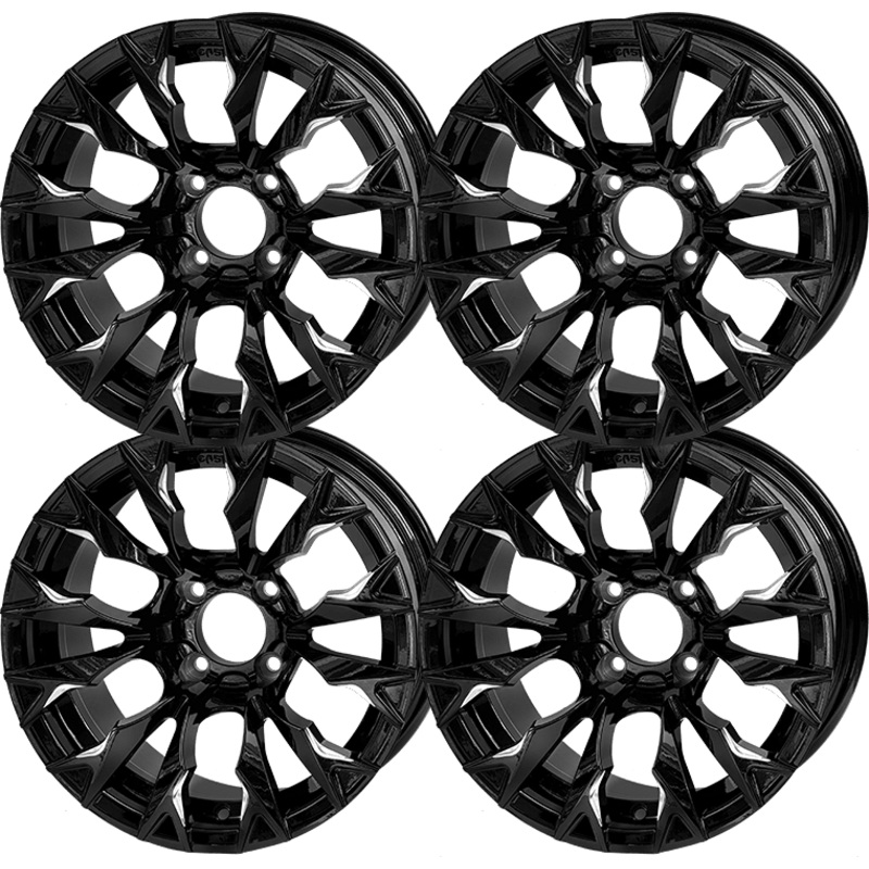 SGC 14 Goblin Machined/Black Wheel  Aluminum Alloy (SET OF 4)
