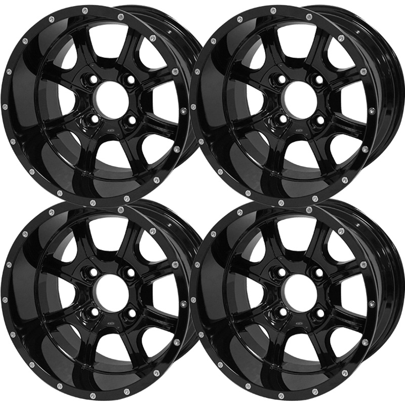 SGC 14 Night Stalker Glossy Black Wheel  Aluminum Alloy (SET OF 4)