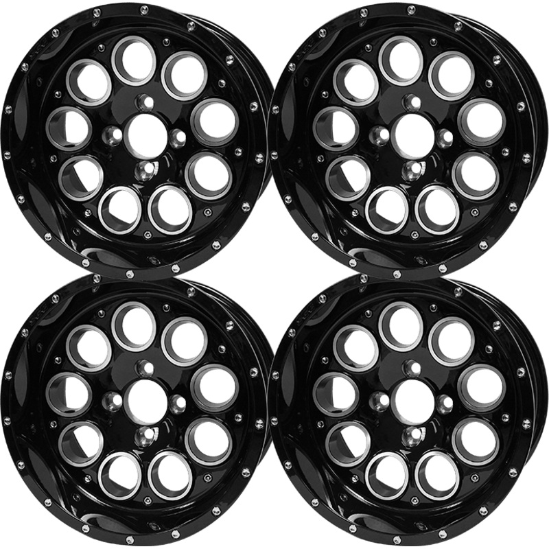 SGC 14 Pioneer Glossy Black Wheel  Aluminum Alloy (SET OF 4)