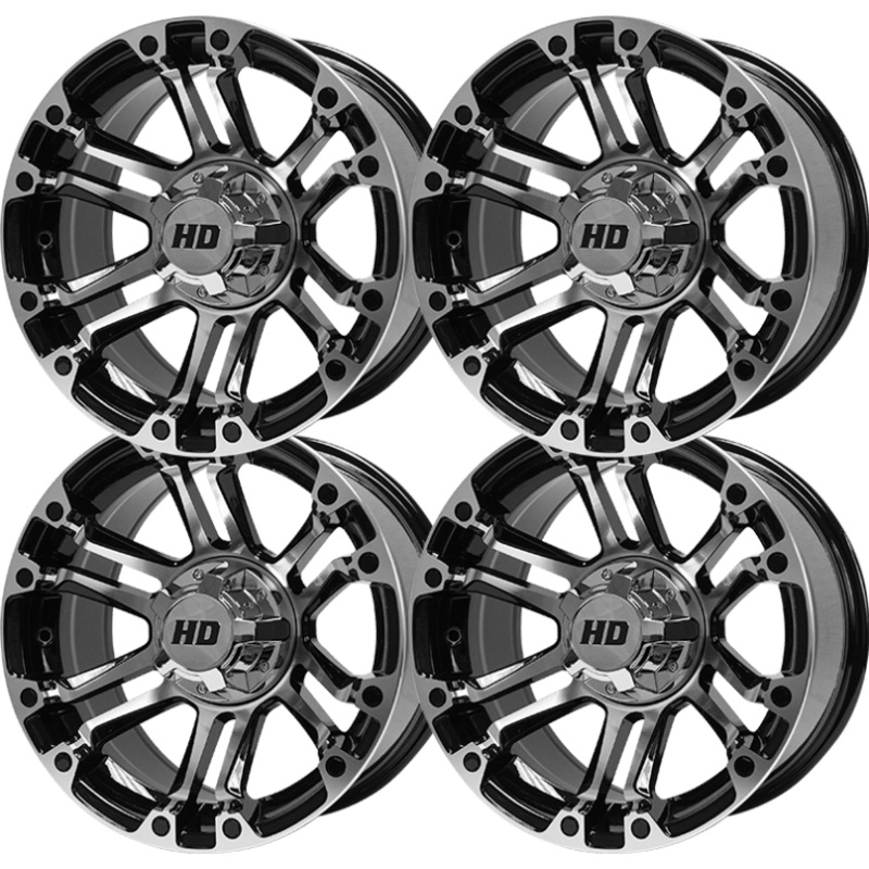 SGC 14 Rhino Machined/Black Wheel  Aluminum Alloy (SET OF 4)
