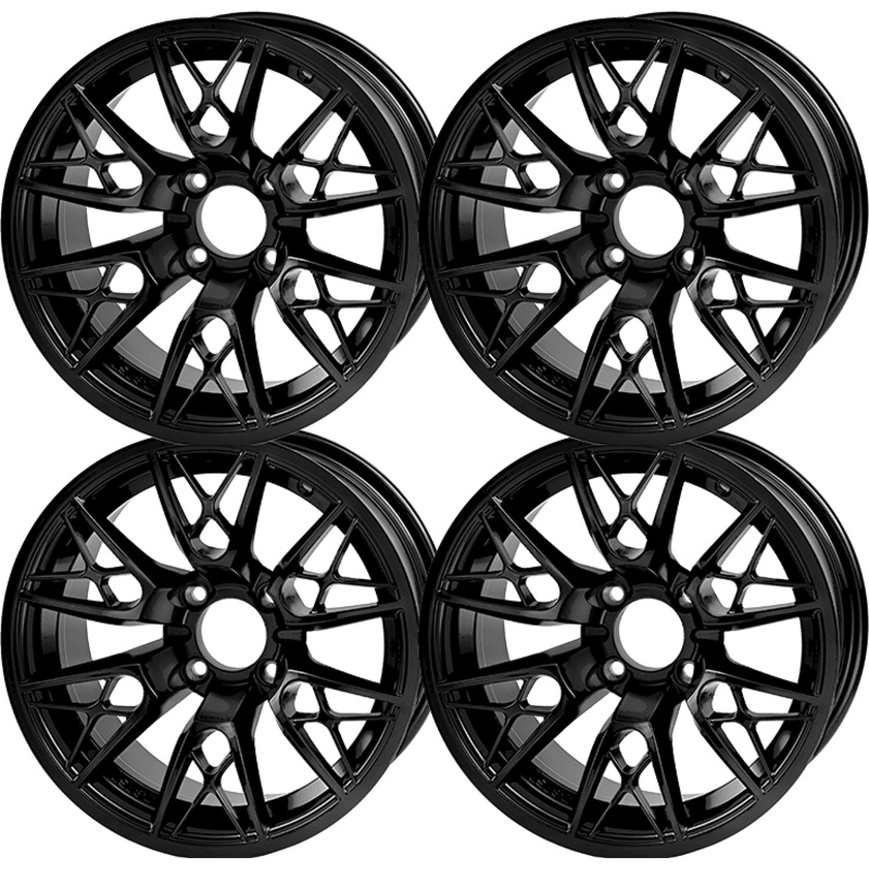 SGC 14 Saber Tooth Glossy Black Wheel  Aluminum Alloy (SET OF 4)