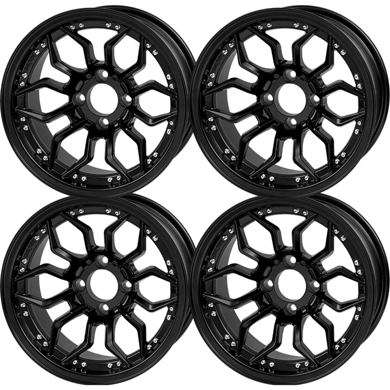 SGC 14 Scorpion Matte Black Wheel  Aluminum Alloy (SET OF 4)