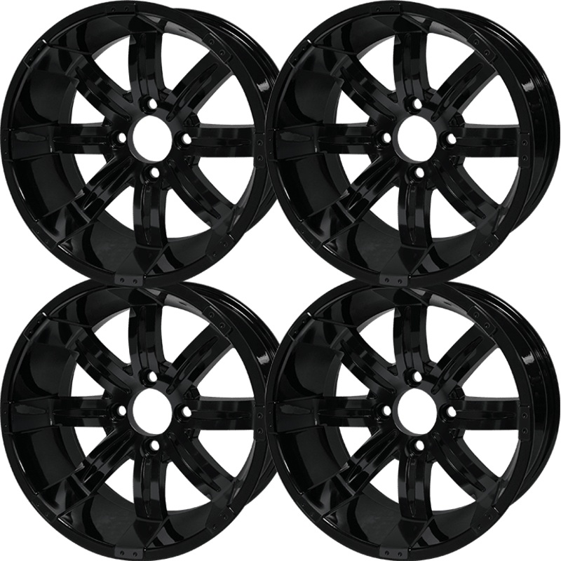 SGC 14 Tempest Glossy Black Wheel  Aluminum Alloy (SET OF 4)