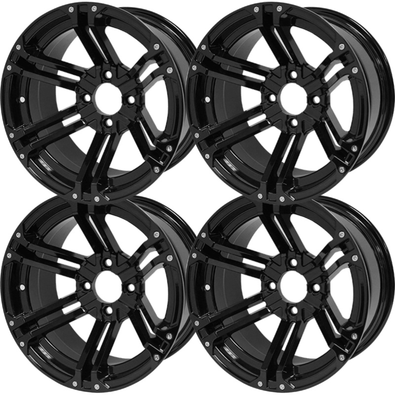 SGC 14 Terminator Glossy Black Wheel  Aluminum Alloy (SET OF 4)