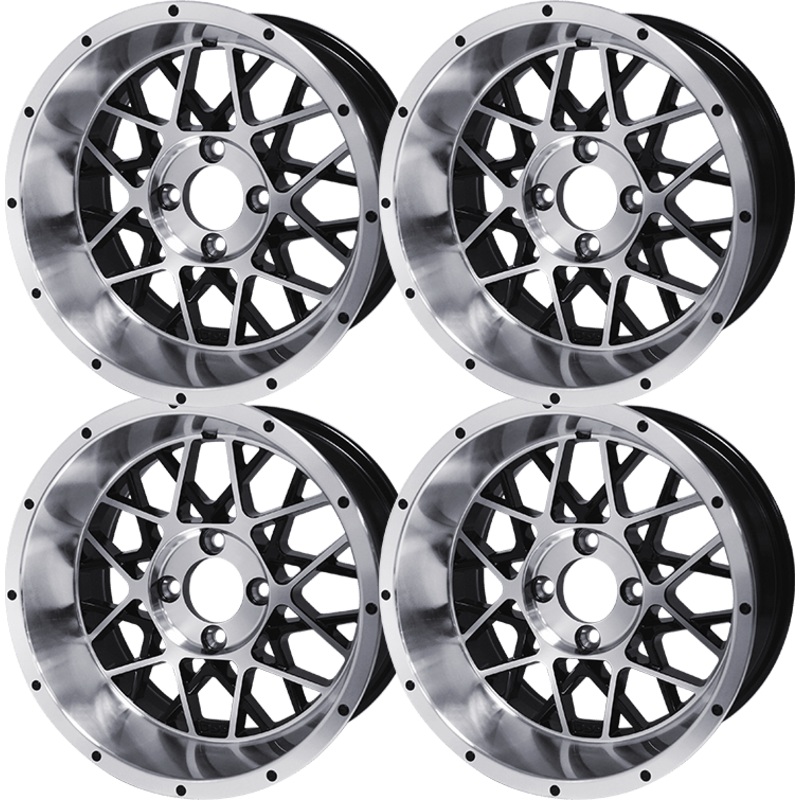 SGC 14 Venom Machined/Black Wheel  Aluminum Alloy (SET OF 4)