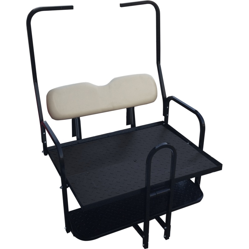 NOMAD Rear Flip Seat  Club Car DS (1982-2000.5) / Buff Cushion Set