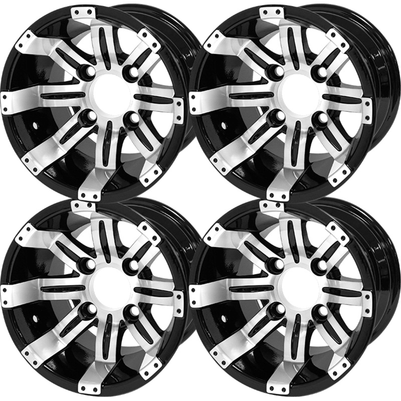 SGC 10 Tempest Machined/Black Wheel  Aluminum Alloy (SET OF 4)