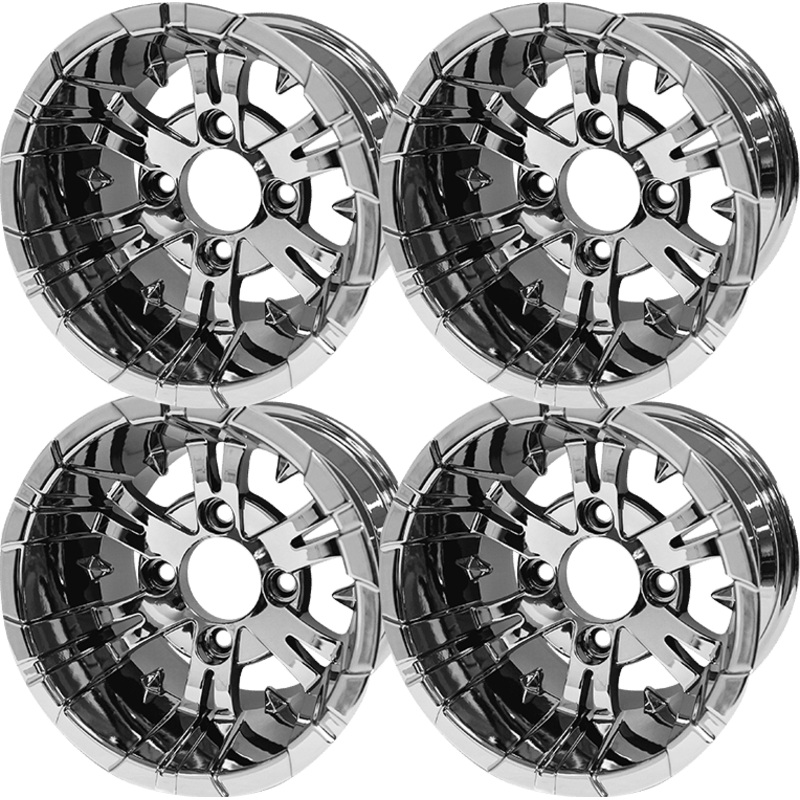 SGC 10 Vampire Chrome Wheel  Aluminum Alloy (SET OF 4)