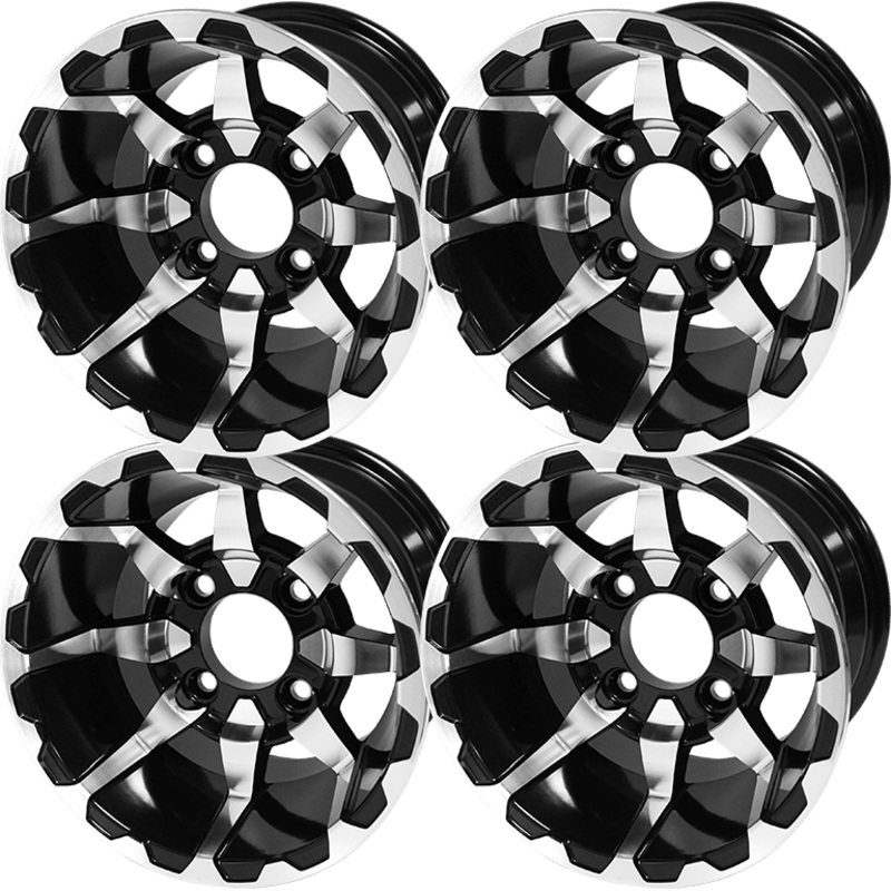 SGC 10 Vortex Machined/Black Wheel  Aluminum Alloy (SET OF 4)