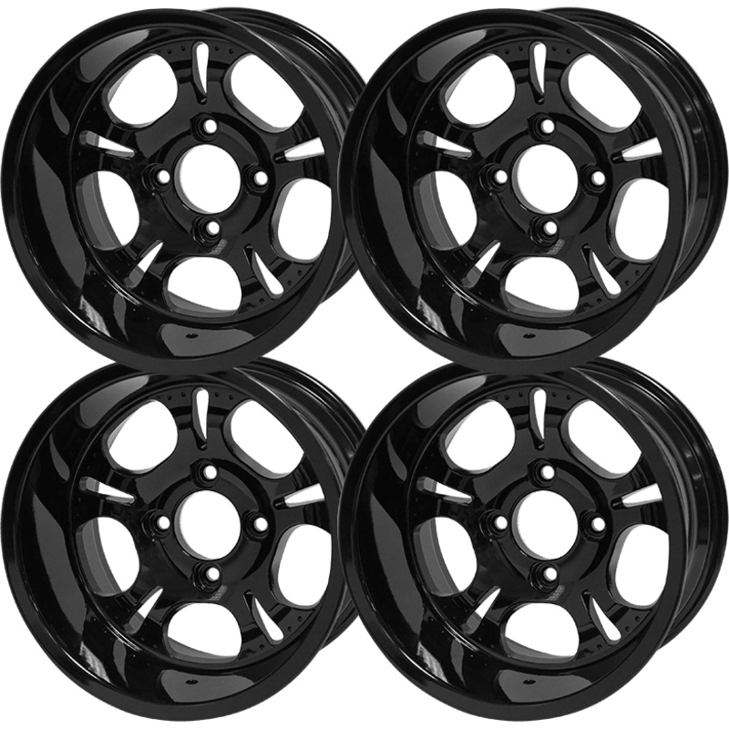 SGC 12 Darkside Glossy Black Wheel  Aluminum Alloy (SET OF 4)