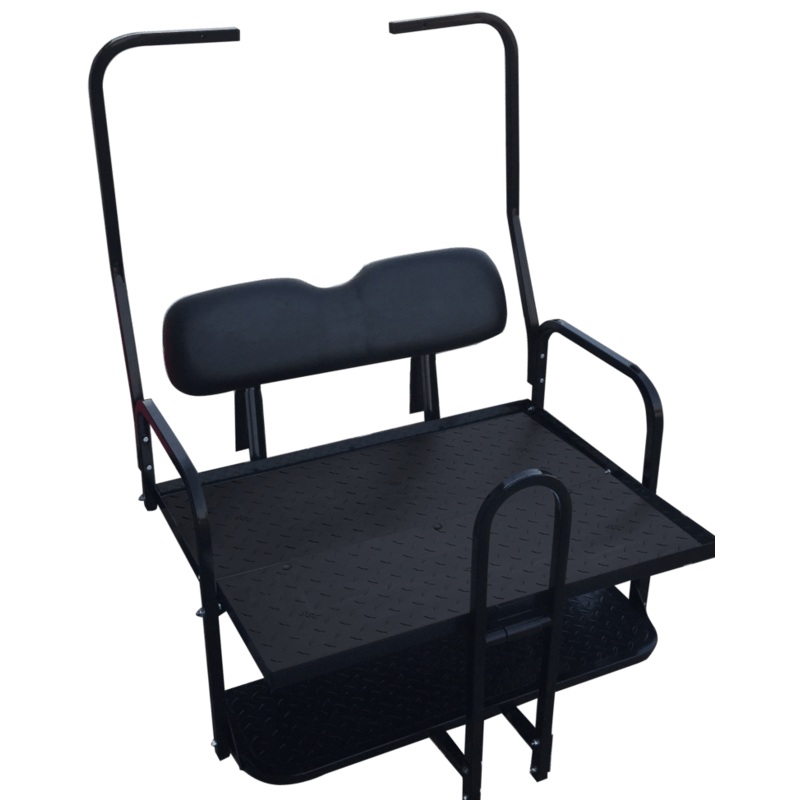 NOMAD Rear Flip Seat Frame only for Club Car DS (old style roof supports included in box) (1982-2000.5) – SFDS08