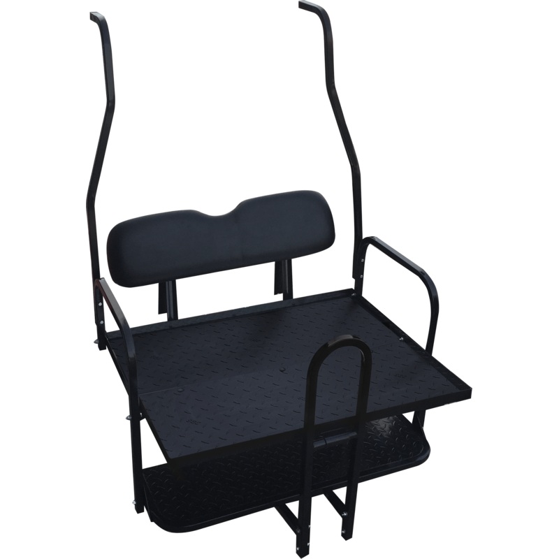 NOMAD Rear Flip Seat Frame (only) for Club Car DS (style roof supports included in box) (2000.5-2013) – SFDS09
