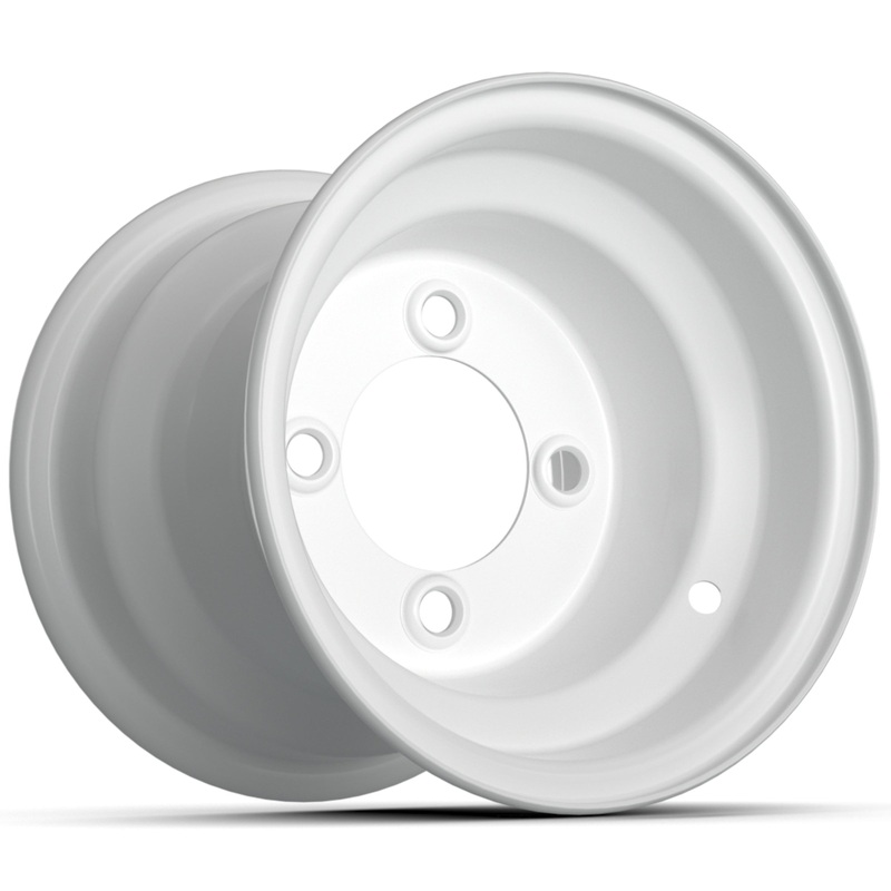 8 GTW White Steel Wheel (Centered)