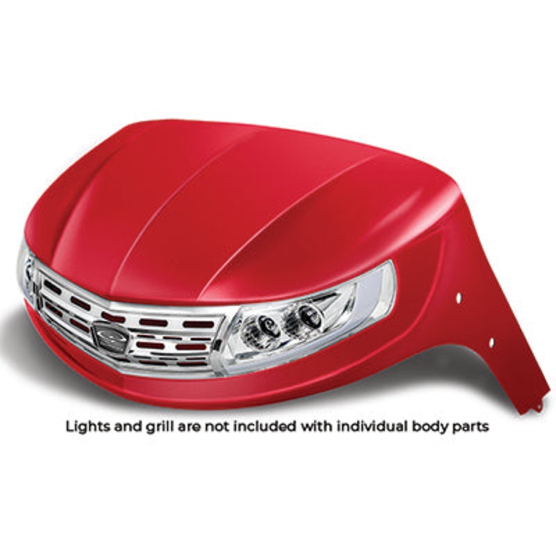 DoubleTake Phoenix Front Cowl, EZGO TXT 96+, Red