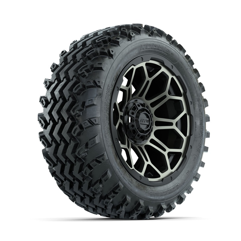 GTW Bravo Bronze/Black 14 in Wheels with 23×10.00-14 Rogue All Terrain Tires  Full Set