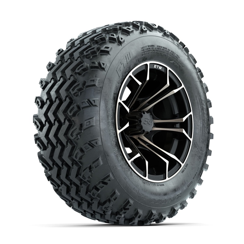 GTW Spyder Bronze/Matte Black 12 in Wheels with 23×10.00-12 Rogue All Terrain Tires  Full Set