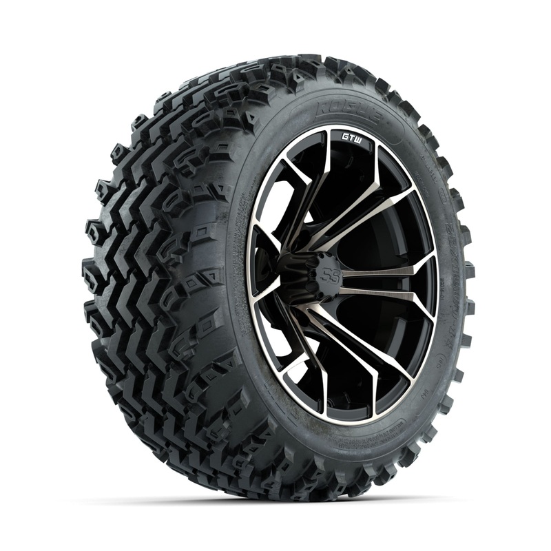 GTW Spyder Bronze/Matte Black 14 in Wheels with 23×10.00-14 Rogue All Terrain Tires  Full Set