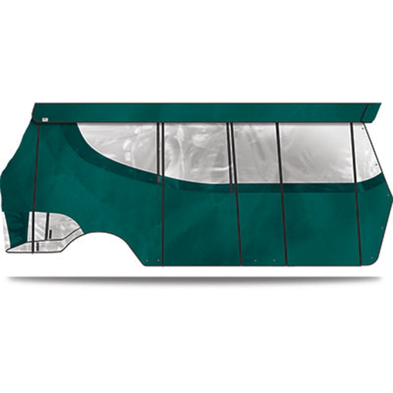 DoubleTake Enclosure and Valance for Kwick-Track Rail System, 6 Passenger, EZGO TXT 94-13, Teal