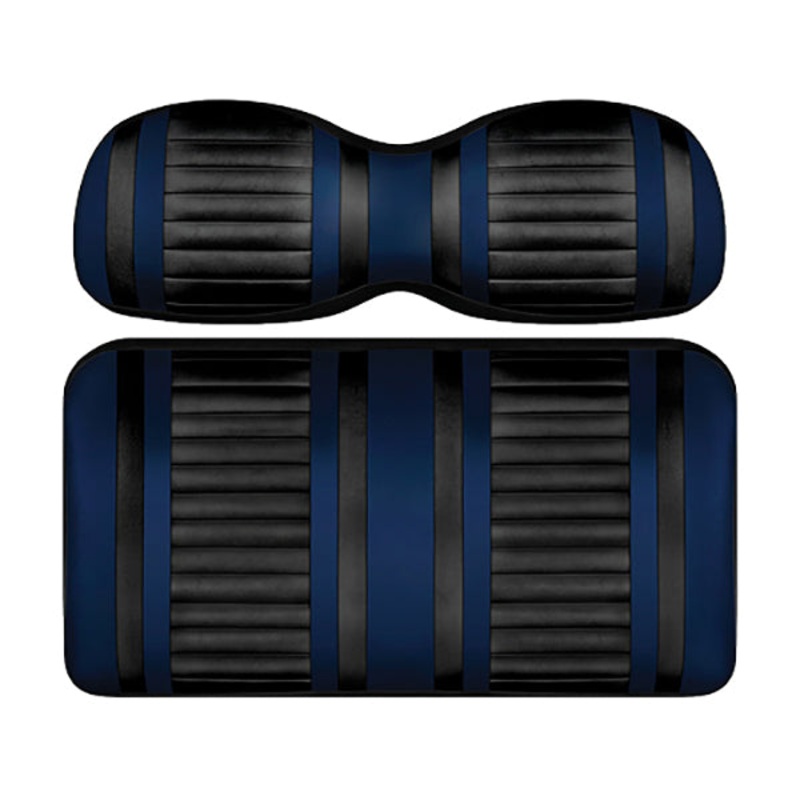DoubleTake Extreme Front Cushion Set, Club Car DS Style 00+, Black/Navy