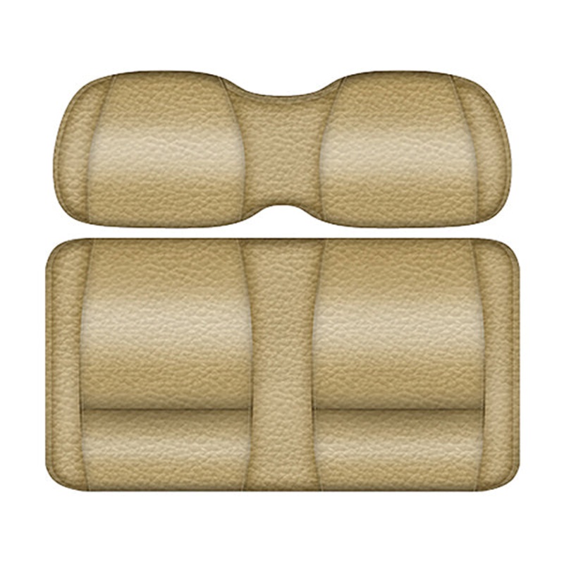 DoubleTake Veranda Front Cushion Set, E-Z-Go RXV 08+, Sand/Sand