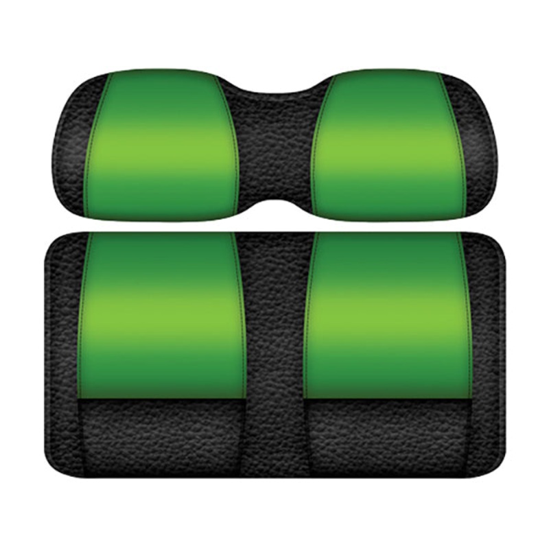 DoubleTake Veranda Rear Cushion Set, Universal, Black/Lime