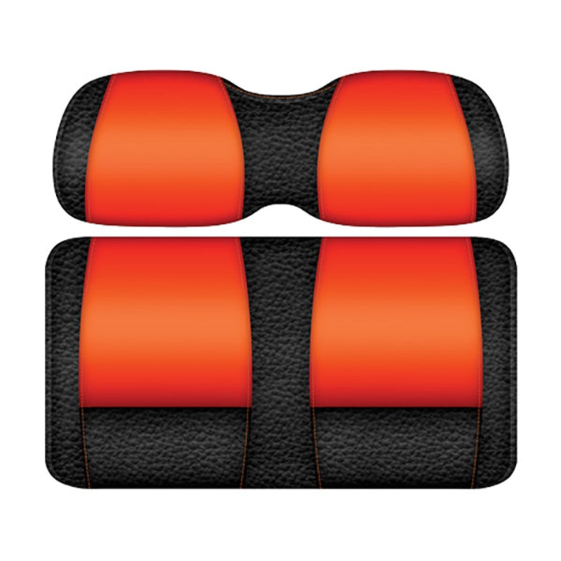 DoubleTake Veranda Rear Cushion Set, Universal, Black/Orange