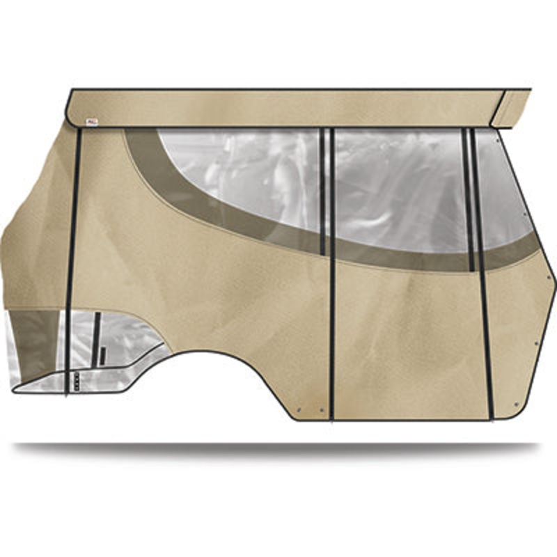 DoubleTake Enclosure & Valance, 4 Passenger, Club Car DS Old Style 99-, Beige