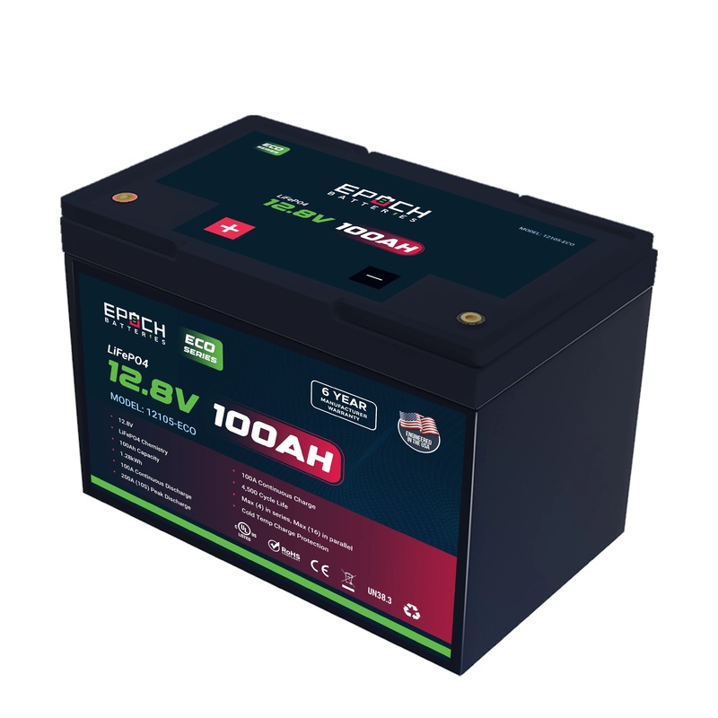12V 100Ah Eco Series LiFePO4 Battery