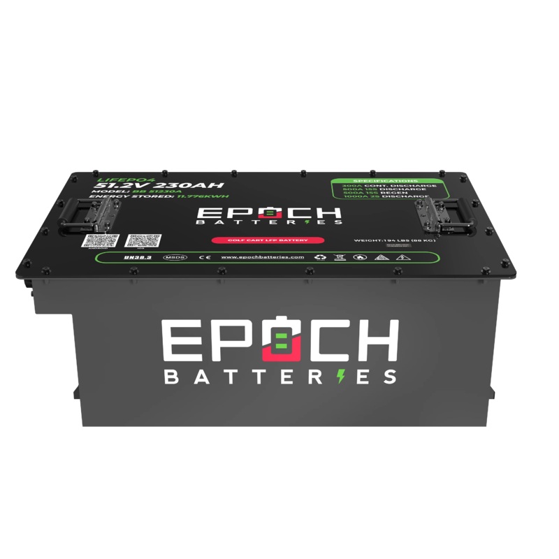 48V 230Ah – LiMax Series – Lithium (LiFePO4) Golf Cart Battery – Complete Kit