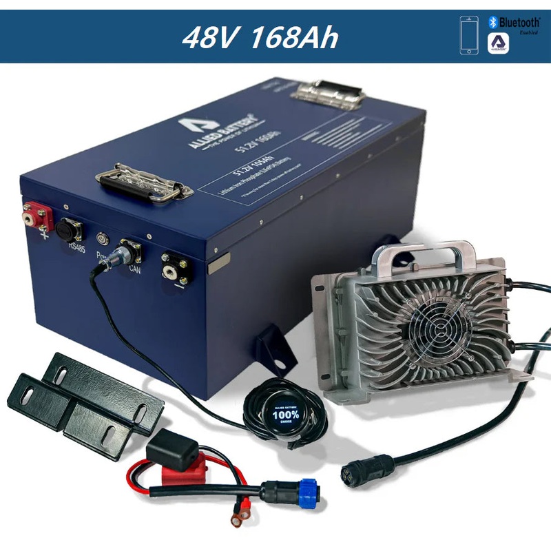 Allied Commercial 48V Lithium LiFePO4 Battery Package 168AH RC- Golf and UTV