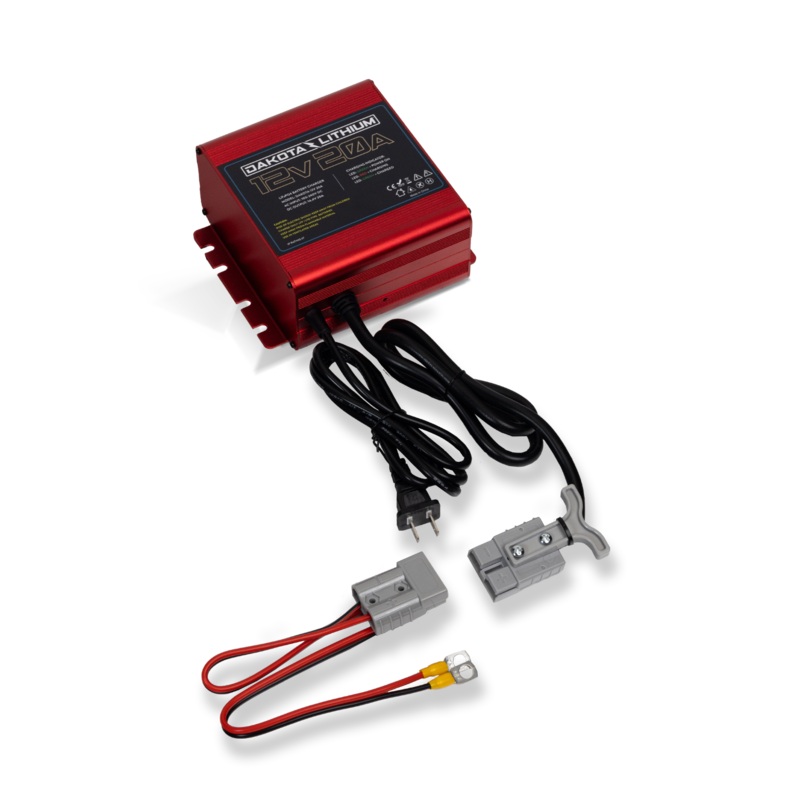 Dakota Lithium Ultra Fast 12V 20A Waterproof Lithium LiFePO4 Onboard Battery Charger