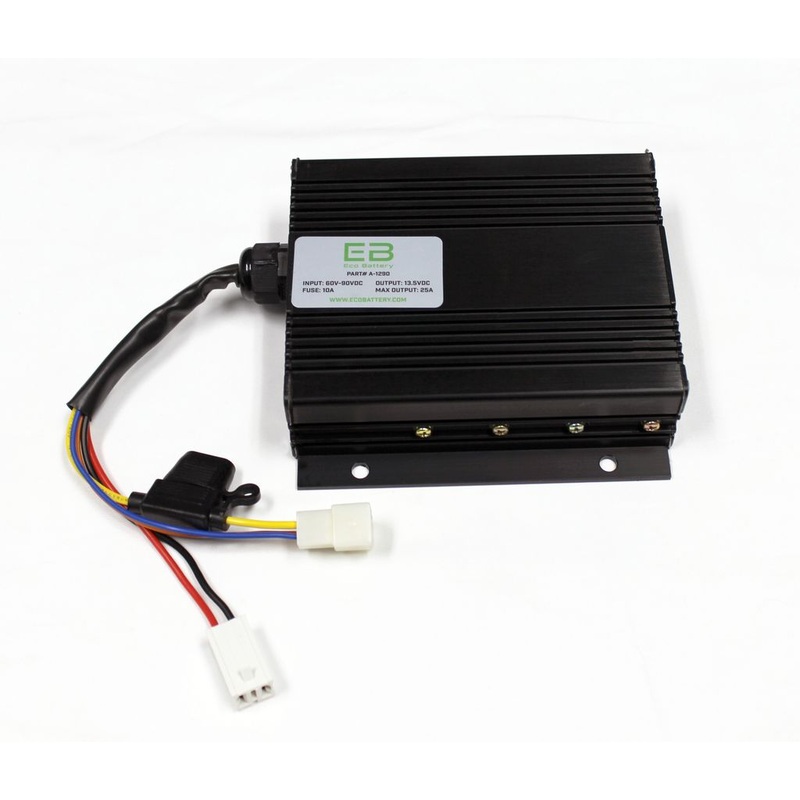 Eco Battery DC-DC 12V Converter / 60-90V Input / ICON/ADEV Harness